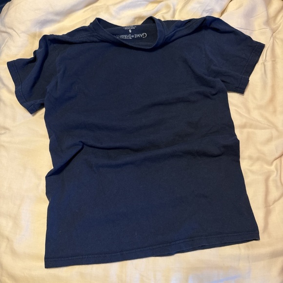 Game of Thrones Targaryen Fire and Blood Red Dragon Sigil Navy Blue Shirt - Picture 4 of 4